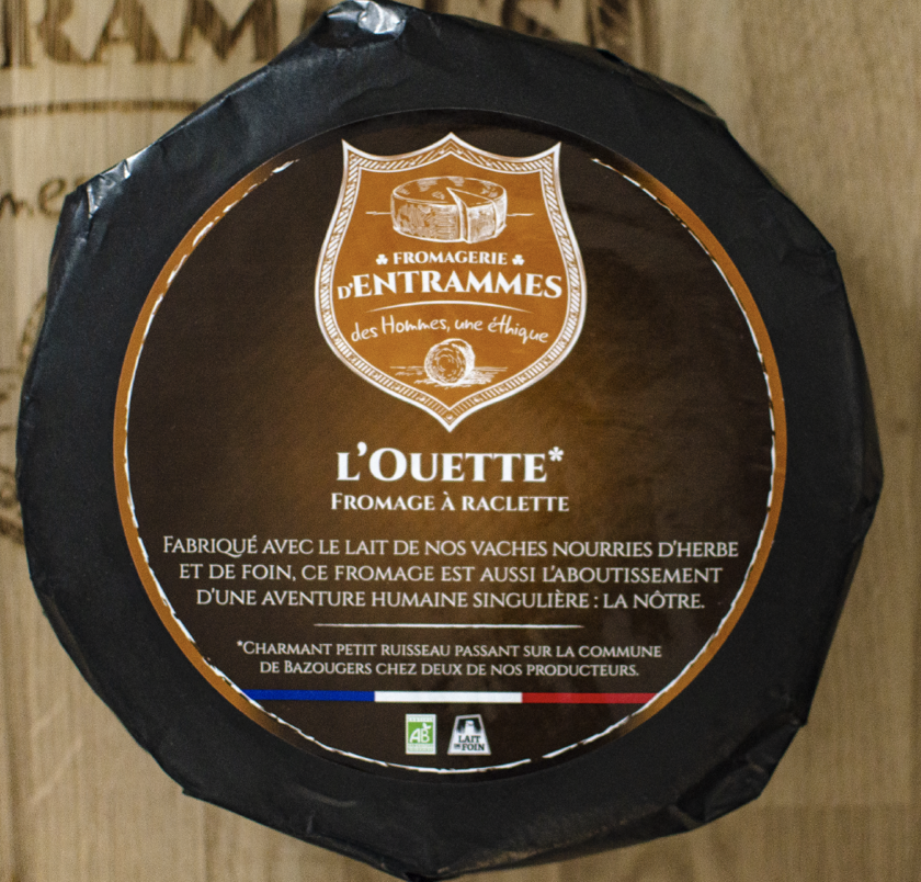 L'Ouette (fromage à Raclette) Tomme BIO 1,7kg